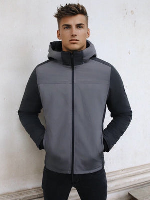 Montblanc Coat - Grey/Dark Grey