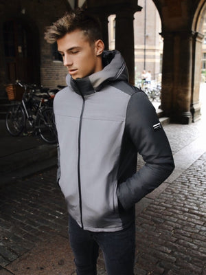 Montblanc Coat - Grey/Dark Grey
