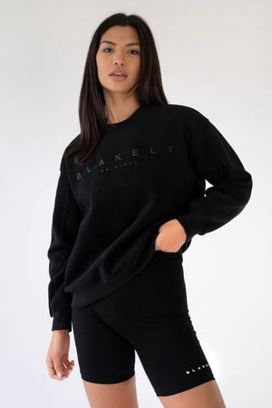Element Womens Oversized Jumper - Black