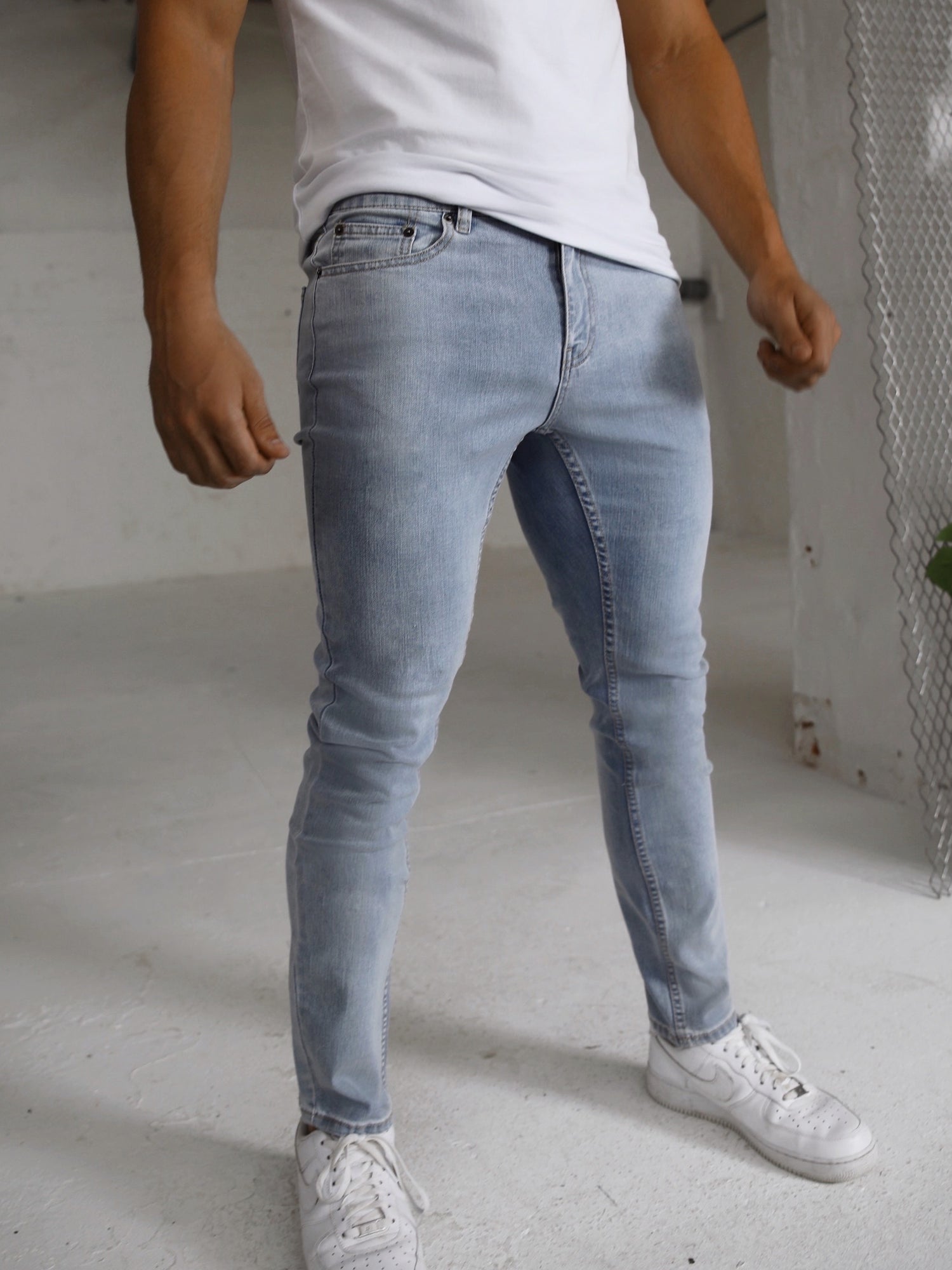 Blakely Clothing Vol. 9 Mens Light Blue Slim Jeans | Free delivery on ...