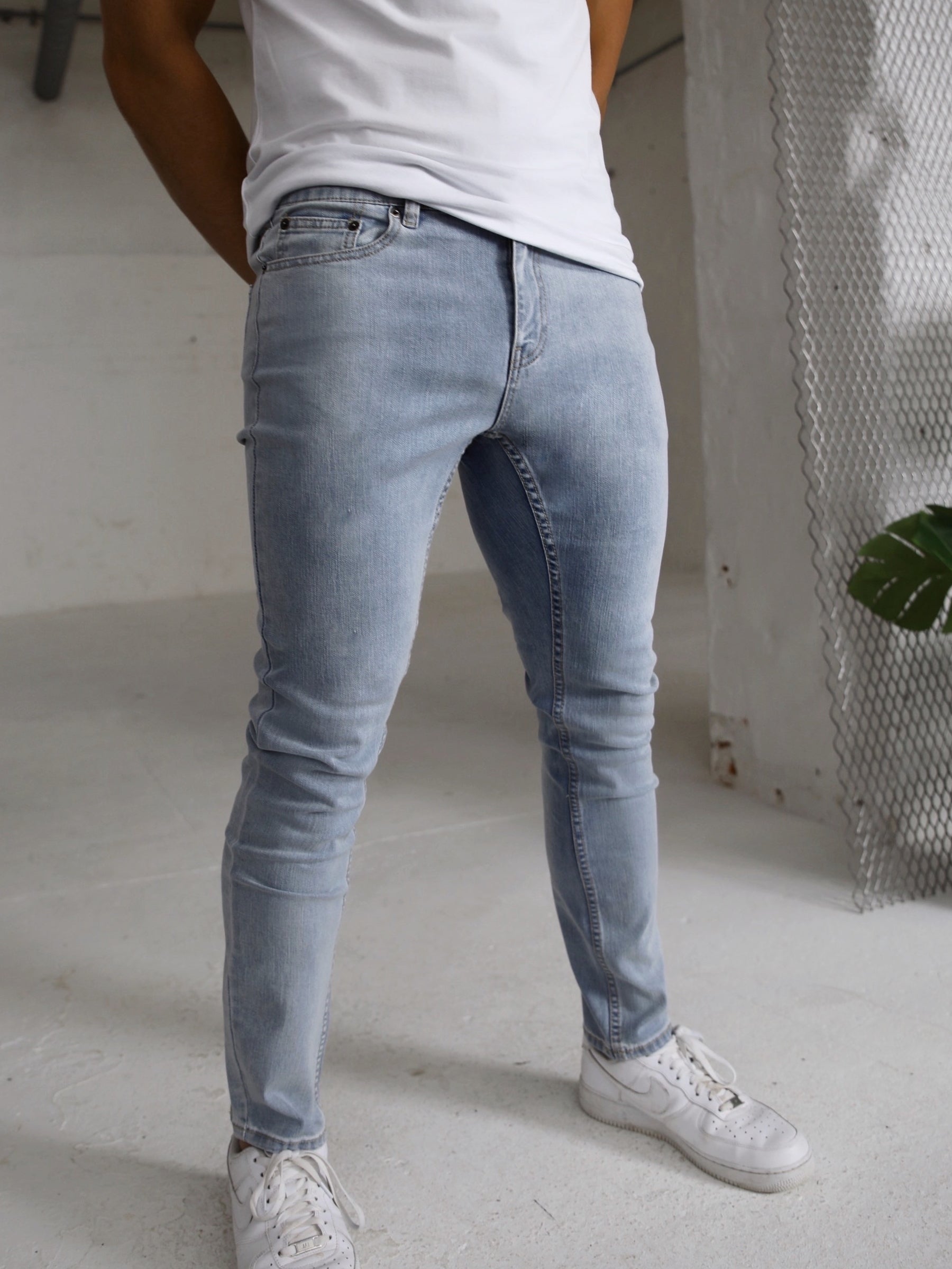 Blakely Clothing Vol. 9 Mens Light Blue Slim Jeans | Free delivery on ...