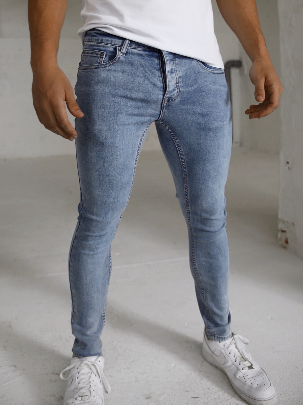 Blakely Clothing Vol. 7 Mens Light Blue Skinny Jeans | Free delivery on ...