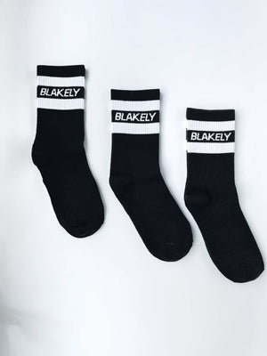 Signature Socks 3 Pack - Black