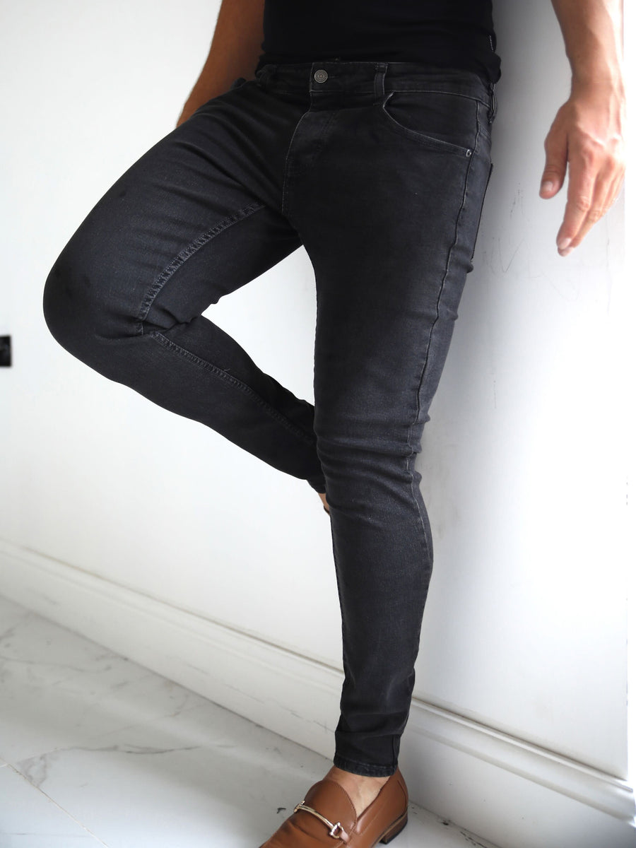 Blakely Clothing Vol. 7 Mens Charcoal Skinny Jeans | Free delivery on ...