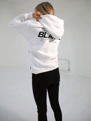 United Oversized Womens Hoodie - White
